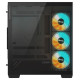 Gigabyte Case|GIGABYTE|GB-C500P ST|MidiTower|Case product features Transparent panel|ATX|MicroATX|MiniITX|Colour Black|GB-C500PST