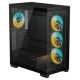 Gigabyte Case|GIGABYTE|GB-C500P ST|MidiTower|Case product features Transparent panel|ATX|MicroATX|MiniITX|Colour Black|GB-C500PST