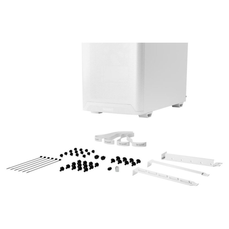 Be Quiet Case|BE QUIET|BGW75|MidiTower|Case product features Transparent panel|Not included|ATX|MicroATX|MiniITX|Colour White|BGW75