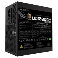 Gigabyte Power Supply|GIGABYTE|UD1000GM PG5|1000 Watts|Efficiency 80 PLUS GOLD|PFC Active|MTBF 100000 hours|GP-UD1000GMPG5