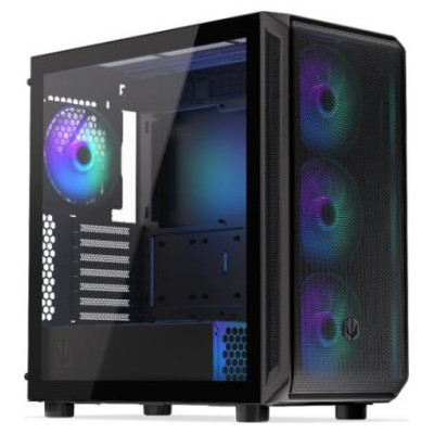 Endorfy Case|ENDORFY|Arx 700 ARGB|MidiTower|Case product features Transparent panel|Not included|ATX|MicroATX|MiniITX|Colour Black|EY2A013