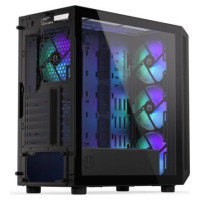 Endorfy Case|ENDORFY|Arx 700 ARGB|MidiTower|Case product features Transparent panel|Not included|ATX|MicroATX|MiniITX|Colour Black|EY2A013
