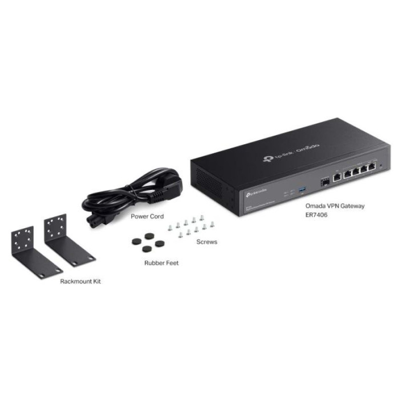 Tp-Link NET ROUTER 1000M 6PORT VPN/OMADA ER7406 TP-LINK