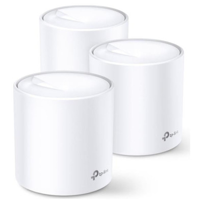 Tp-Link Wireless Router|TP-LINK|Wireless Router|2-pack|1800 Mbps|Mesh|IEEE 802.11a|IEEE 802.11n|IEEE 802.11ac|IEEE 802.11ax|DECOX20(3-PACK)