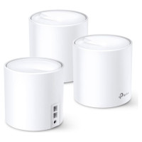 Tp-Link Wireless Router|TP-LINK|Wireless Router|2-pack|1800 Mbps|Mesh|IEEE 802.11a|IEEE 802.11n|IEEE 802.11ac|IEEE 802.11ax|DECOX20(3-PACK)