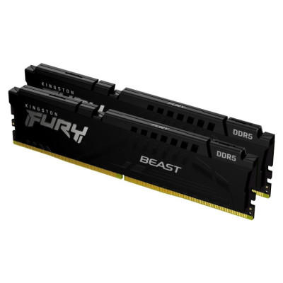 Kingston DRAM 64GB 6000MT/s DDR5 CL36 DIMM (Kit of 2) FURY Beast Black EXPO