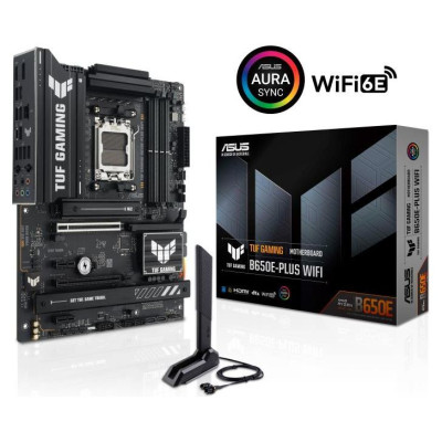 Asus Mainboard|ASUS|AMD B650|SAM5|ATX|Memory DDR5|Memory slots 4|1xPCI-Express 4.0 1x|1xPCI-Express 4.0 16x|1xPCI-Express 5.0 16x|3xM.2|1xHDMI|1xDisplayPort|6xUSB 2.0|3xUSB 3.2|1xUSB-C|1xRJ45|3xAudio port|TUFGAMINGB650EPLUSWIFI