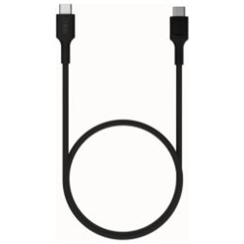 Green Cell Kabelis Green Cell PowerFlex Fast Charging USB Type-C Male - USB Type-C Male 100W Black 1.2m