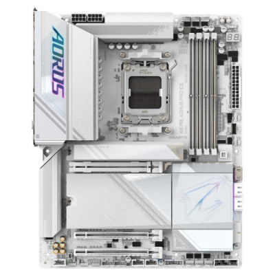 Gigabyte Mainboard|GIGABYTE|AMD X870E|SAM5|ATX|Memory DDR5|Memory slots 4|1xPCI-Express 3.0 4x|1xPCI-Express 4.0 4x	|1xPCI-Express 5.0 16x|4xM.2|1xHDMI|2xUSB 2.0|7xUSB 3.2|2xUSB-C|1xOptical S/PDIF|1xRJ45|2xAudio port|X870EAORUSPROICE1.1