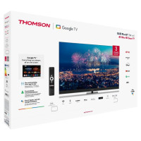 Thomson TV Set|THOMSON|65"|4K/Smart|QLED|3840x2160|Google TV|Black|65QG6C14