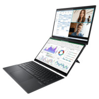 Asus Notebook|ASUS|ZenBook Series|DUO|UX8406CA-PZ009W|CPU  Core Ultra|U9-285H|2900 MHz|14"|Touchscreen|2880x1800|RAM 32GB|LPDDR5x|SSD 2TB|Intel Arc Graphics|Integrated|ENG|Windows 11 Home|Grey|1.65 kg|90NB14X1-M00820