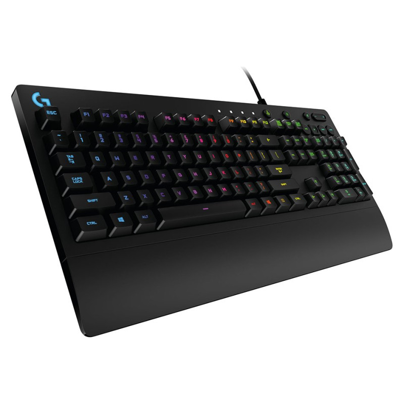 Logitech G213 Prodigy Corded RGB Gaming Keyboard - BLACK - US INT'L - USB