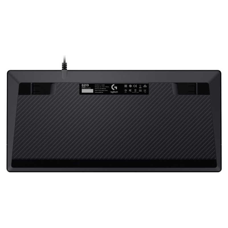 Logitech G213 Prodigy Corded RGB Gaming Keyboard - BLACK - US INT'L - USB