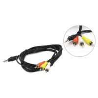 Gembird CABLE AUDIO 3.5MM 4PIN TO 3RCA/AV 2M CCA-4P2R-2M GEMBIRD