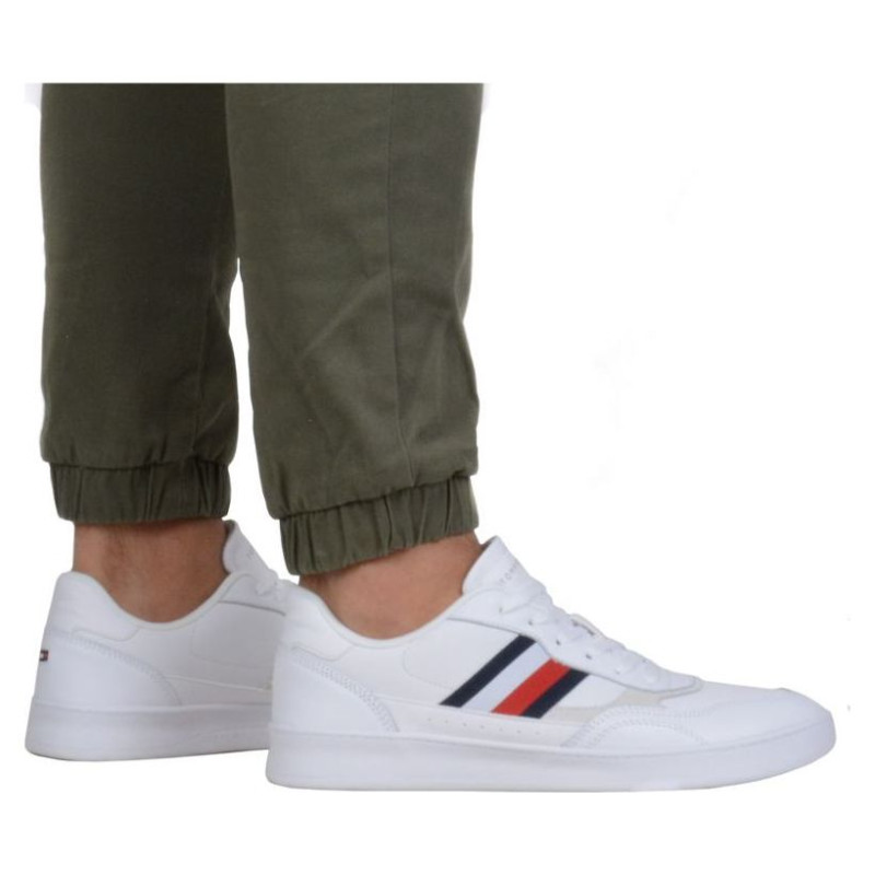 Tommy Hilfiger Court Cupsole Retro Lth Stripes M FM0FM04828YBS shoes (45)