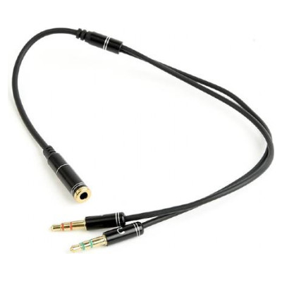 Gembird CABLE AUDIO 3.5MM SOCKET TO/2X3.5MM PLUG CCA-418M GEMBIRD
