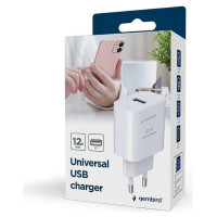Gembird CHARGER USB UNIVERSAL 2.4A/BLACK TA-UC-1A12-01-BK GEMBIRD