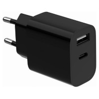 Gembird CHARGER USB UNIVERSAL BLACK/2P TA-UC-2AC12-01-BK GEMBIRD