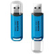 Adata MEMORY DRIVE FLASH USB2 64GB/BLUE AC906-64G-RWB A-DATA