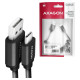 Axagon CABLE USB-C TO USB2.0 0.6M/TWISTER BLK BUCM-AM10TB AXAGON