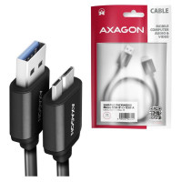 Axagon CABLE USB-C TO MICRO-B 1M/SPEED BLK BUMM3-CM10AB AXAGON