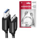 Axagon CABLE USB-C TO MICRO-B 1M/SPEED BLK BUMM3-CM10AB AXAGON