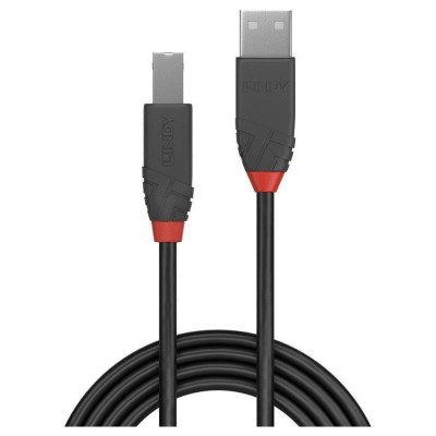 Lindy CABLE USB2 A-B 5M/ANTHRA 36675 LINDY