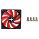 Xilence CASE FAN 120MM REDWING PWM 4P/12V XF042 XILENCE