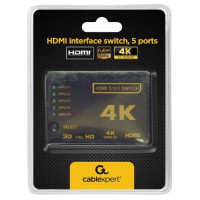 Gembird I/O SWITCH HDMI 5P/DSW-HDMI-53 GEMBIRD