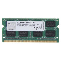 G.skill NB MEMORY 4GB PC12800 DDR3/SO F3-1600C11S-4GSL G.SKILL