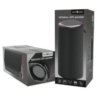 Gembird Portable Speaker|GEMBIRD|Black|Wireless|Bluetooth|SPK-BT-LED-08L