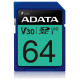 Adata MEMORY SDXC 64GB V30/ASDX64GUI3V30S-R ADATA