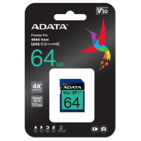 Adata MEMORY SDXC 64GB V30/ASDX64GUI3V30S-R ADATA