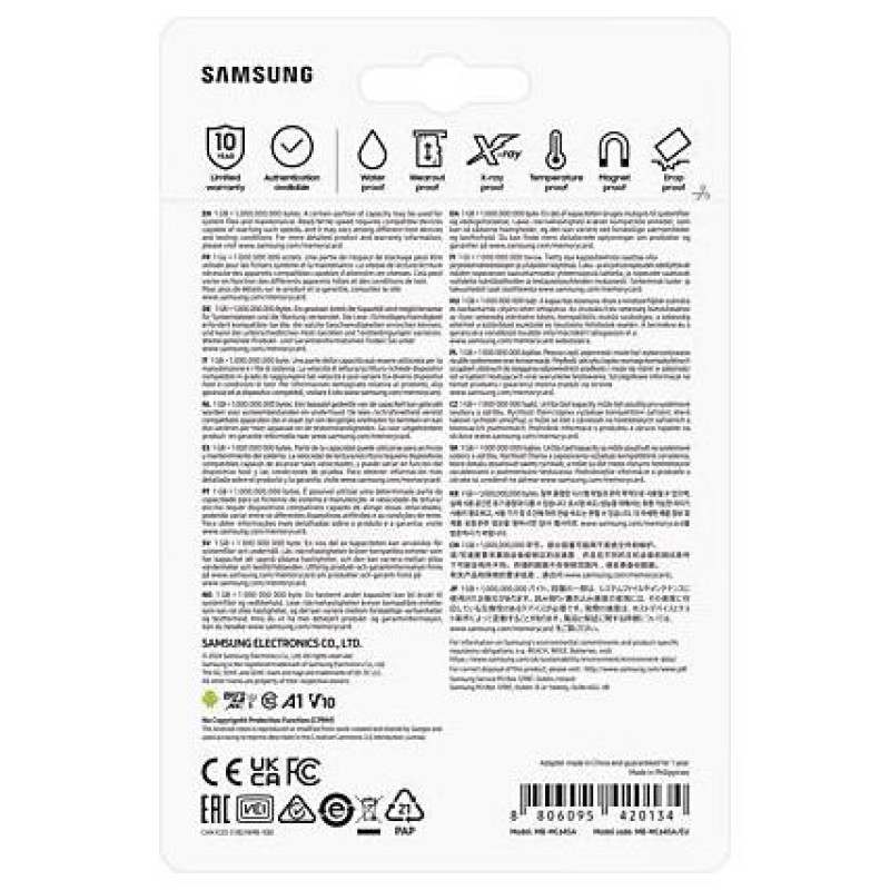 Samsung MEMORY MICRO SDXC EVO+ 64GB/V10 W/A MB-MC64SA/EU SAMSUNG