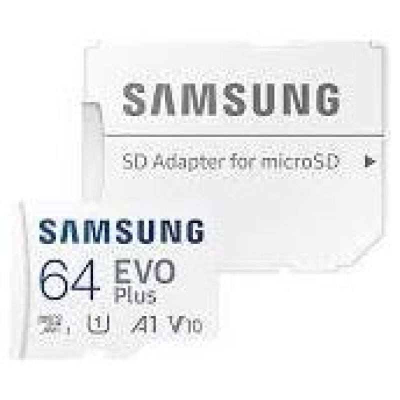 Samsung MEMORY MICRO SDXC EVO+ 64GB/V10 W/A MB-MC64SA/EU SAMSUNG
