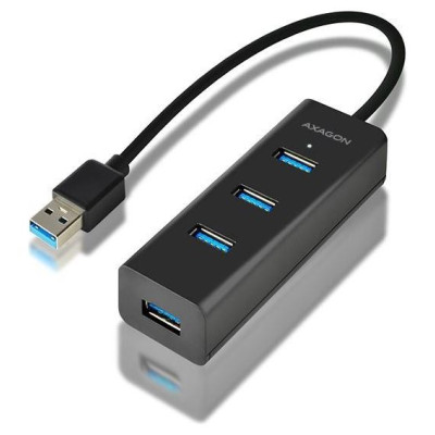 Axagon HUE-S2B 4x USB3.0 Charging Hub, MicroUSB Charging Connector
