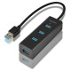 Axagon I/O HUB USB3.0 4PORT CHARGING/0.3M HUE-S2B AXAGON