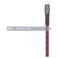 Rivacase CABLE USB-C TO USB-C 1.2M/RED PS6105 RD12 RIVACASE