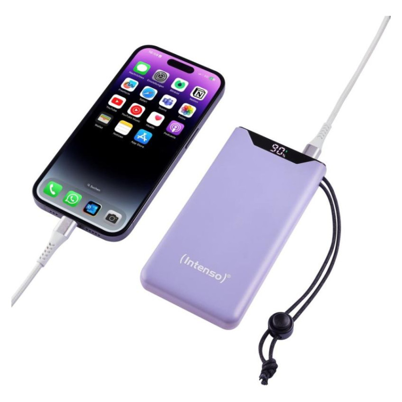 Intenso POWER BANK USB 10000MAH QC3.0/PURPLE F10000 7332033 INTENSO