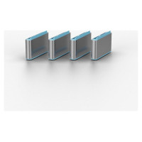 Lindy USB PORT TYPE-C BLOCKER 10PACK/BLUE 40466 LINDY