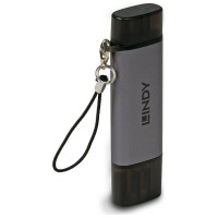 Lindy MEMORY READER USB3.2 C & A SD/43335 LINDY