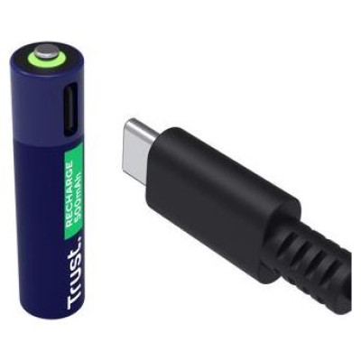 Trust BATTERY RECH. LI-ION AAA/500MAH USB-C 4PACK 25671 TRUST