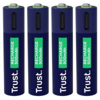 Trust BATTERY RECH. LI-ION AAA/500MAH USB-C 4PACK 25671 TRUST