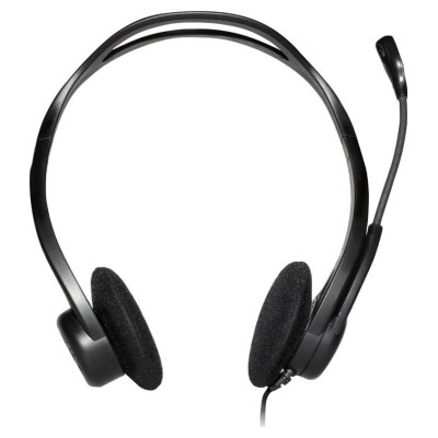 Logitech PC960 Corded Stereo Headset BLACK - USB