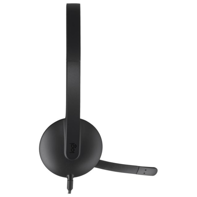 Logitech H340 Corded Headset - BLACK - USB