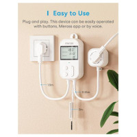 Meross SMART HOME WI-FI THERMOSTAT/HEAT.&COOLING MTS200BHK MEROSS