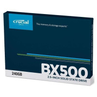 Crucial SSD|CRUCIAL|BX500|240GB|SATA 3.0|Write speed 500 MBytes/sec|Read speed 540 MBytes/sec|2,5"|TBW 80 TB|MTBF 1500000 hours|CT240BX500SSD1