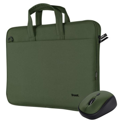 Trust NB CASE BOLOGNA 16" +MOUSE SET/GREEN 24989 TRUST