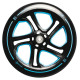 Muuwmi Aluminium Scooter PRO skrejritenis 215 mm, zils - AU 567
