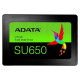 Adata SSD|ADATA|SU650|512GB|SATA 3.0|Write speed 450 MBytes/sec|Read speed 520 MBytes/sec|2,5"|TBW 140 TB|MTBF 2000000 hours|ASU650SS-512GT-R